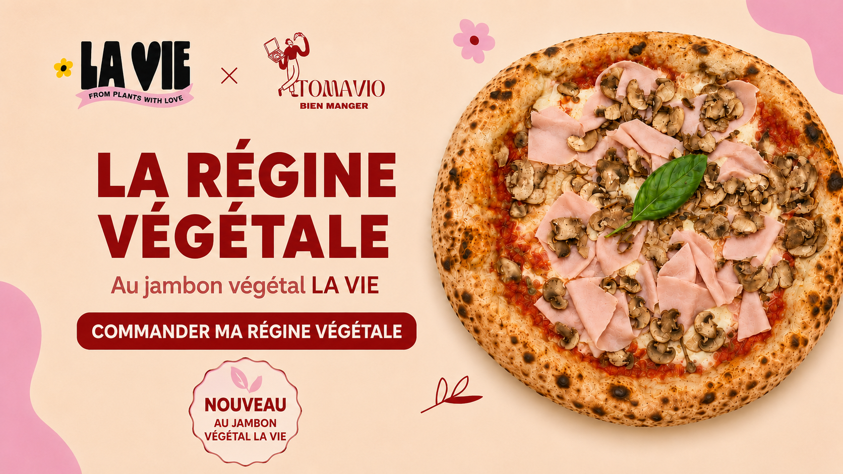 La Régine Végétale au jambon végétal LA VIE